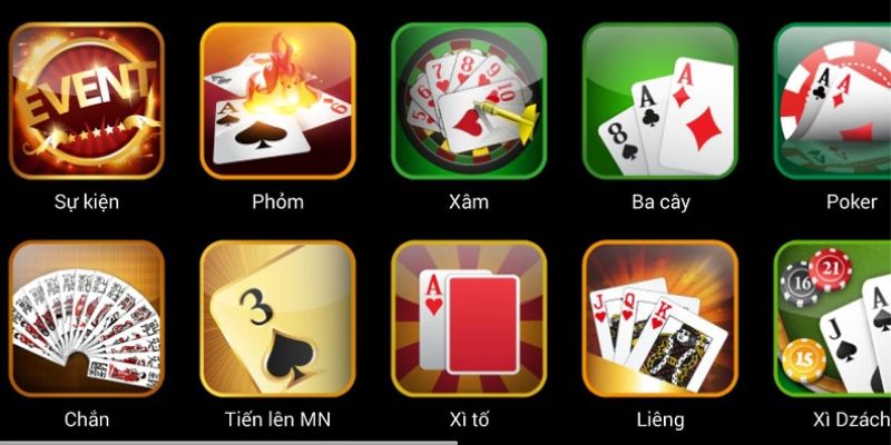 Trải nghiệm game bài hấp dẫn